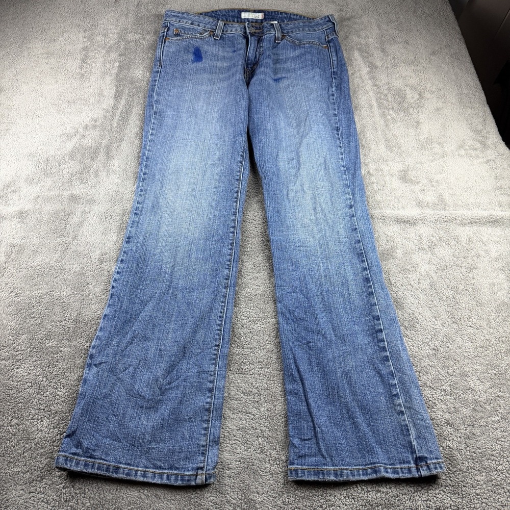 Levis 545 Low Boot Cut Jeans Womens 10 M Blue Medium Wash